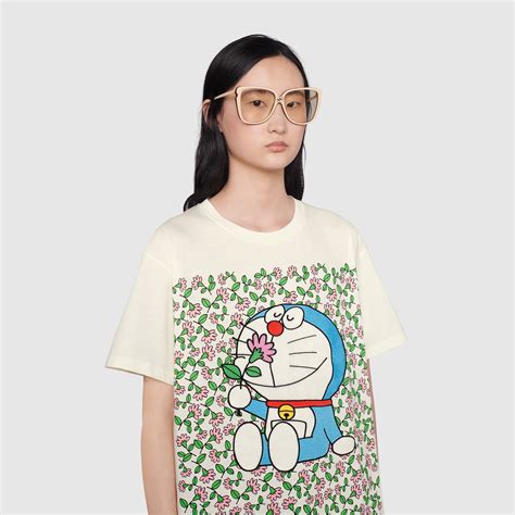 gucci doraemon tshirt|cartoon characters wearing gucci.